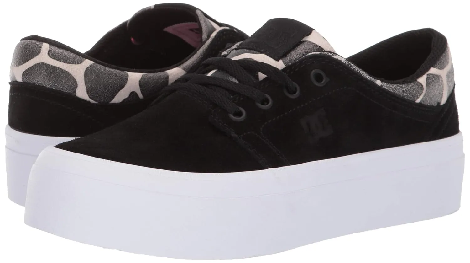 DC Women's Trase Platform SE Skate Shoe, Black/tan, 8.5 M US