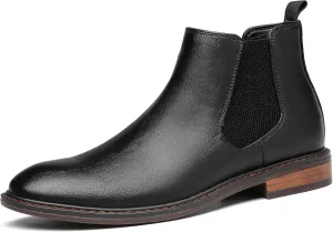 DECARSDZ Men's Chelsea Boots Casual Classic Comfy Slip-On Suede Chukka Mens Ankle Boot