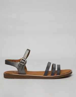 Details Ankle Strap With Buckle Sandals Women