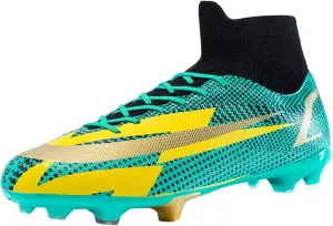 DRESER Competitive Adult Football Shoes Men's and Women's Outdoor Football Shoes Track and Field Turf World Team Non-Slip Shoes Running Sports Lightweight Breathable Non-Slip Shock-Absorbing Shoes