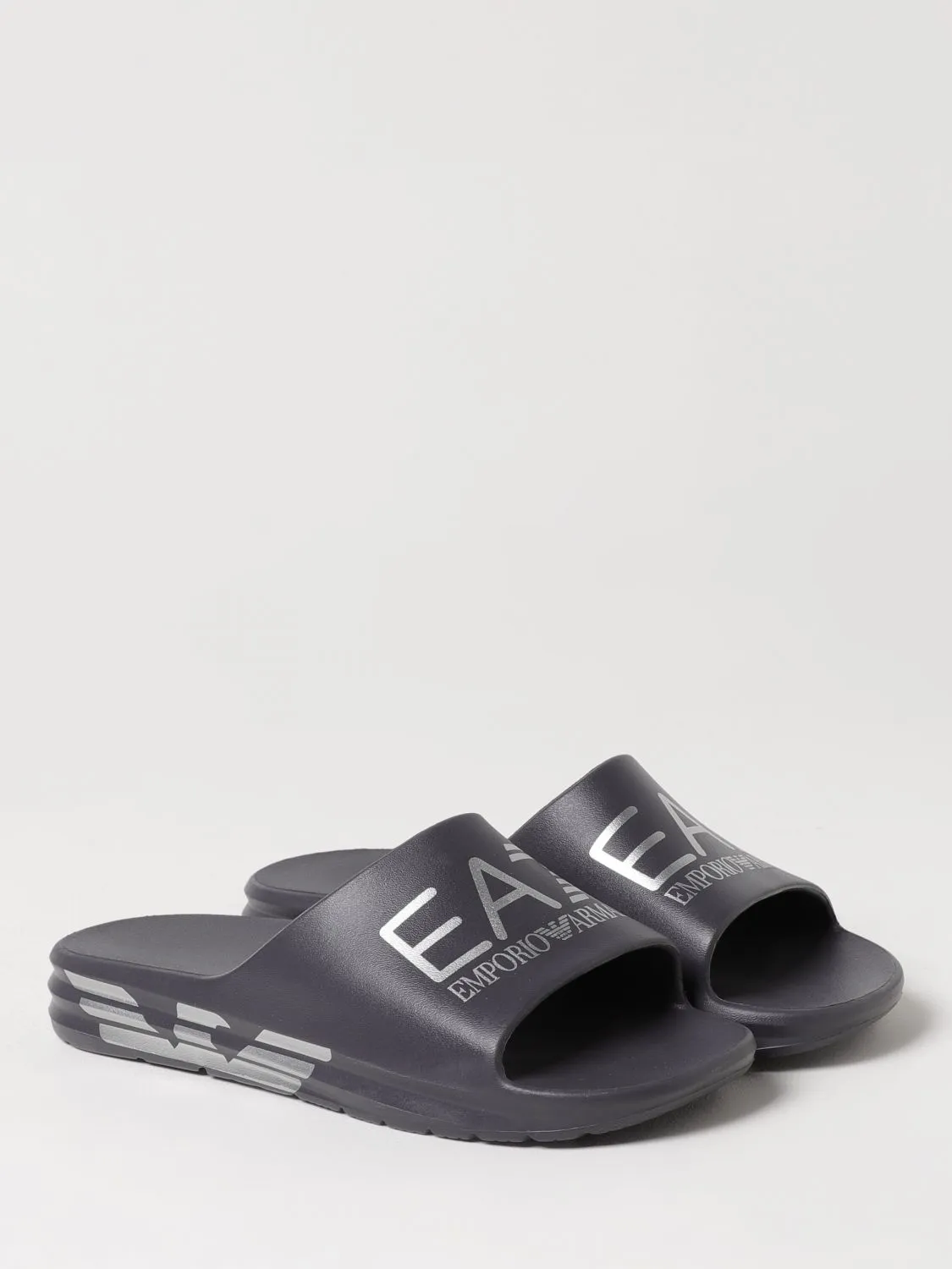 Ea7 Sandals Men Black 1