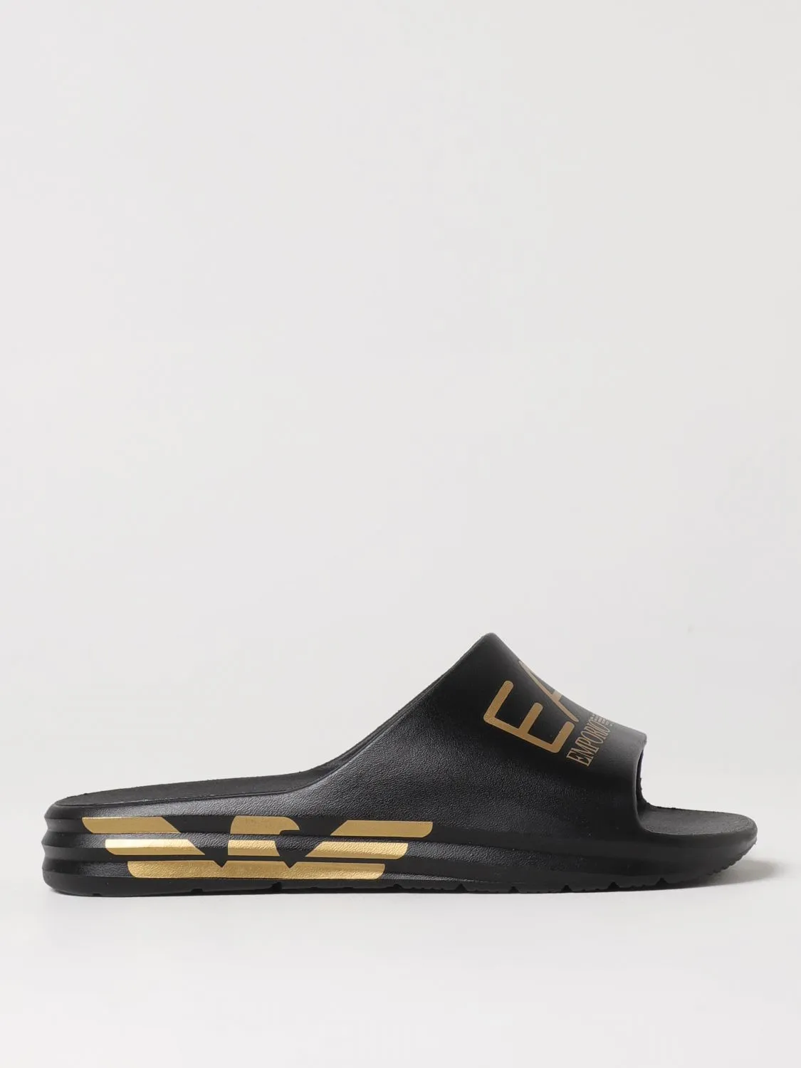 Ea7 Sandals Men Black 1