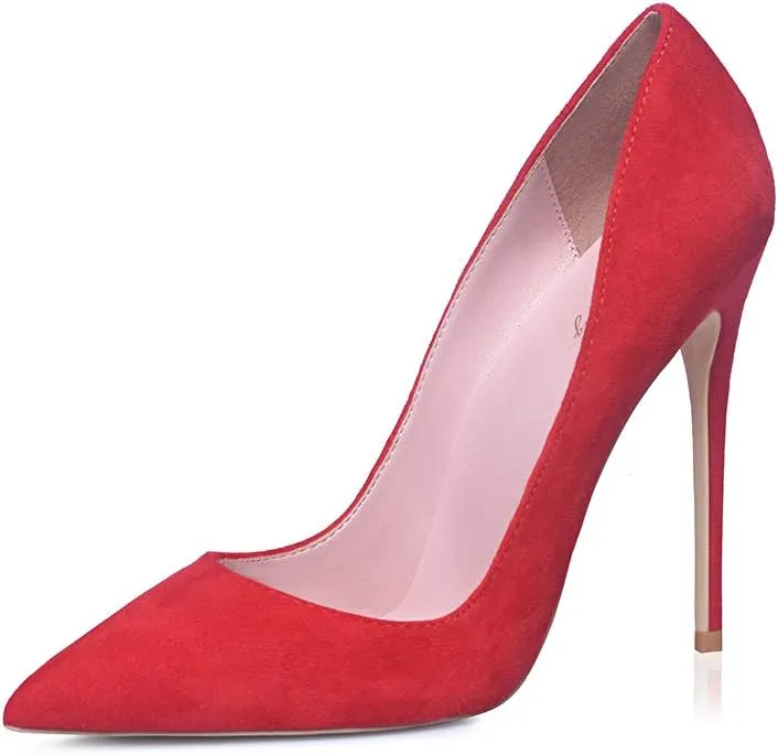 Elisabet Tang High Heels, Women Pumps Pointed Toe Stilettos 4.7 inch/12cm Sexy Heels Party Shoes