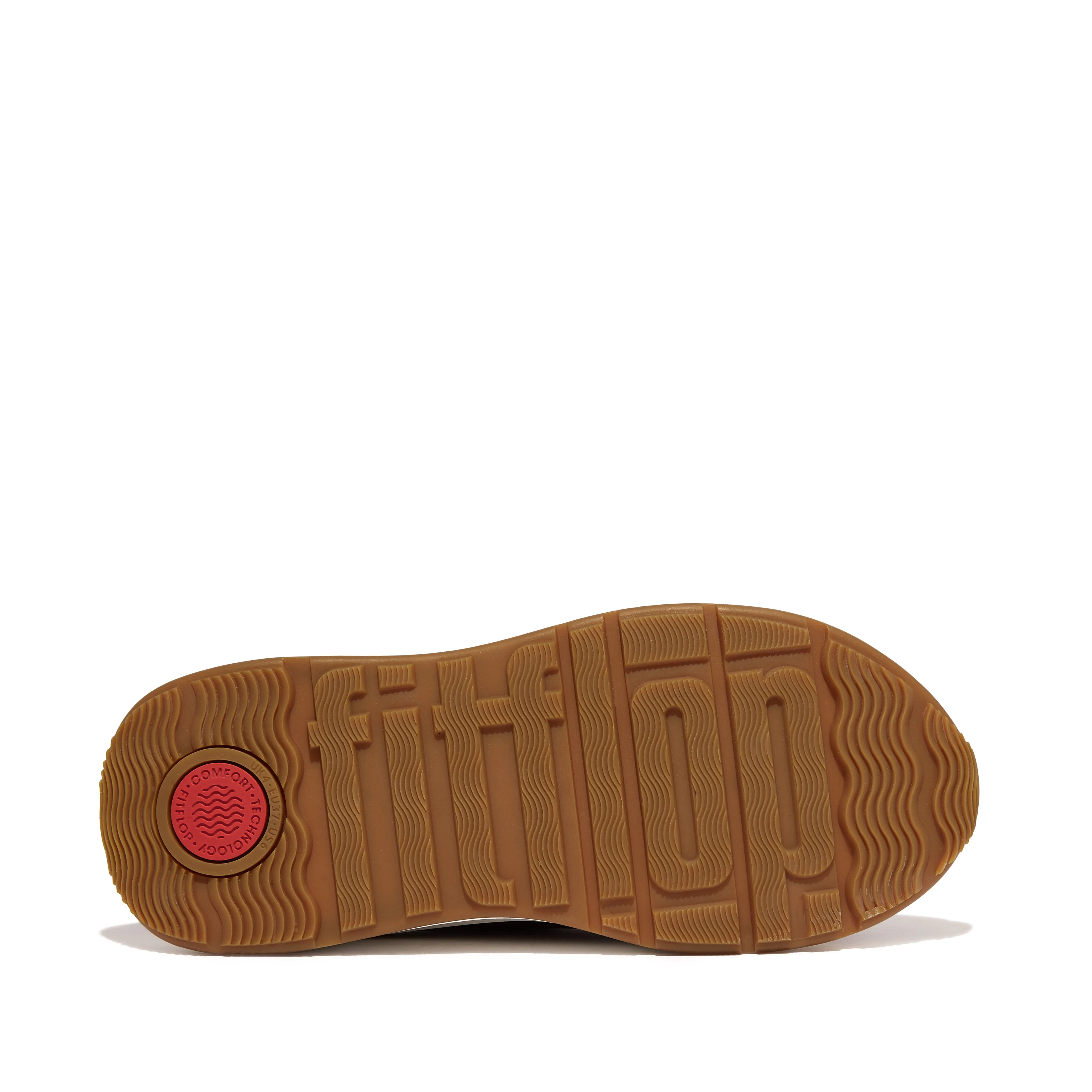 F-MODE Leather/Suede Flatform Sneakers