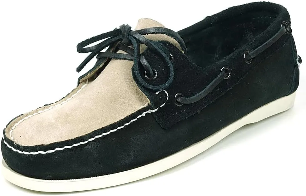FI-6512-S Premium Genuine Suedes Men's Boat Shoes