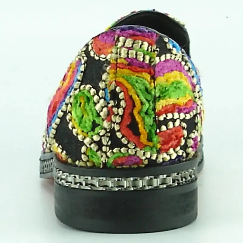 Fiesso FI-7118 Multi Color Loafers