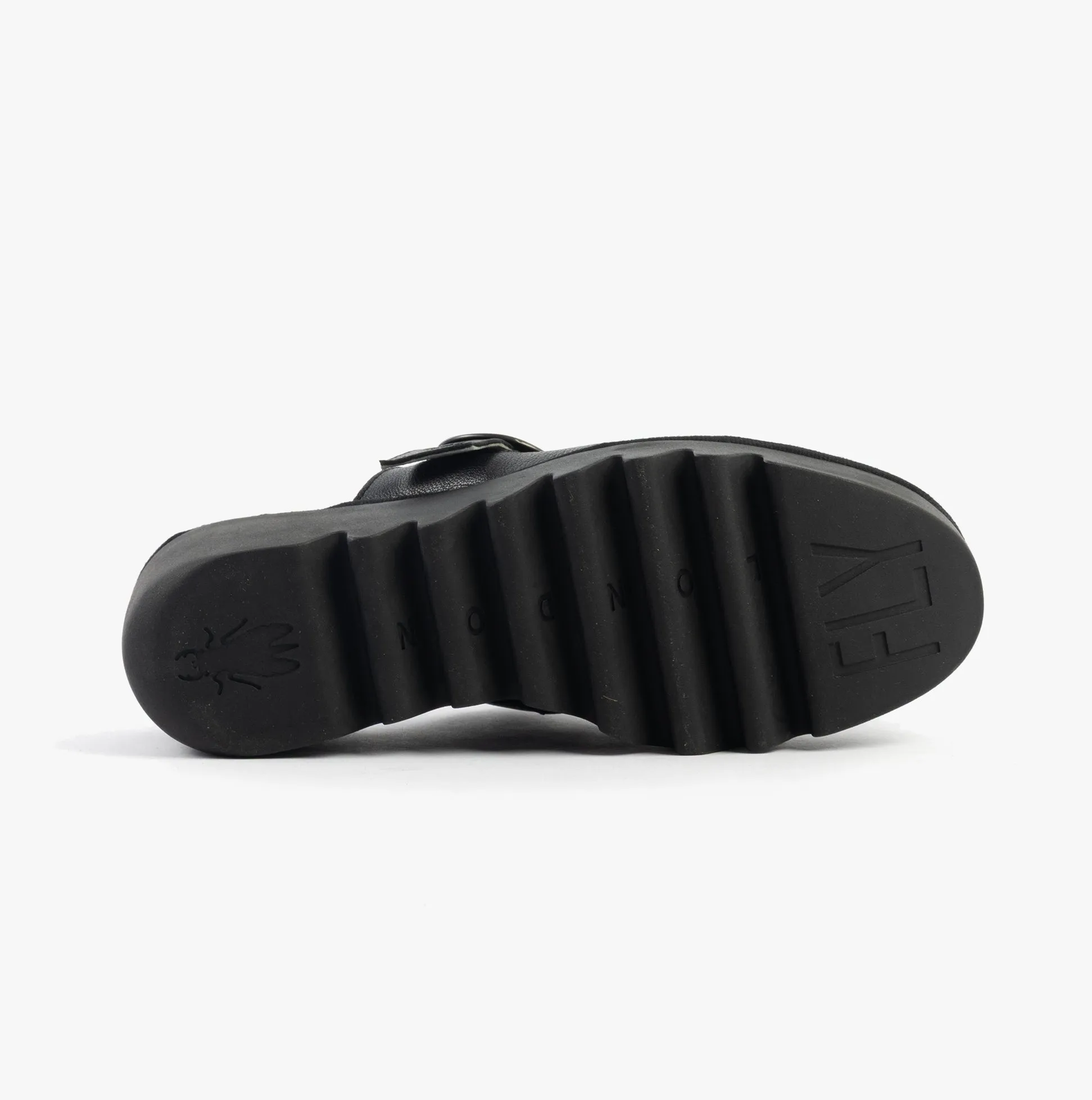 Fly London BLOK586FLY Womens Sandals Black