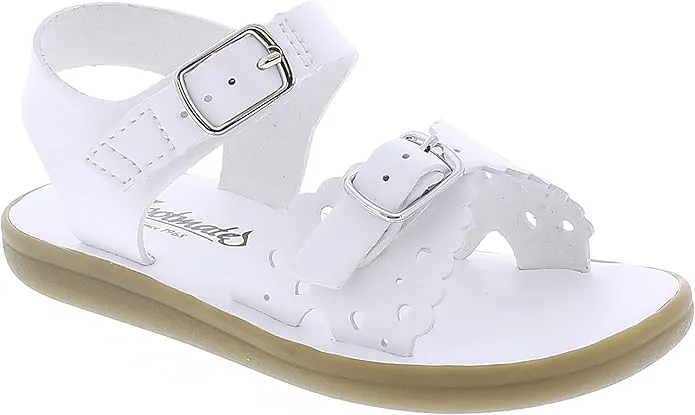 Footmates Eco-Ariel Sandal - White Microfiber