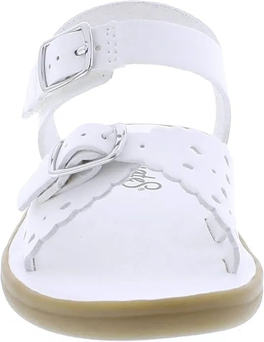 Footmates Eco-Ariel Sandal - White Microfiber