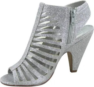 FZ-Shaky-s Women's Sexy Strappy Peep Toe Slingback Buckle Chunky Heel Sandal Shoes