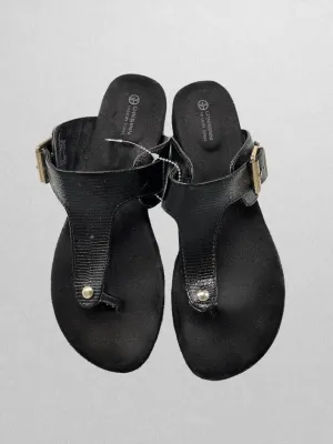 Giani Bernini Black Buckle Sandal