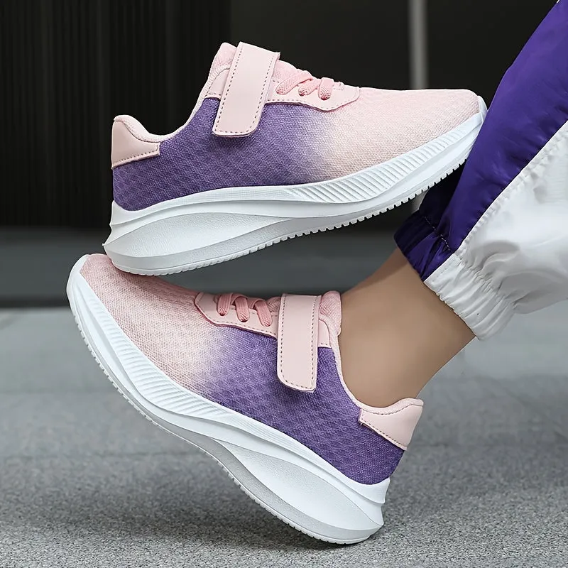Girls' Gradient Breathable Sneakers