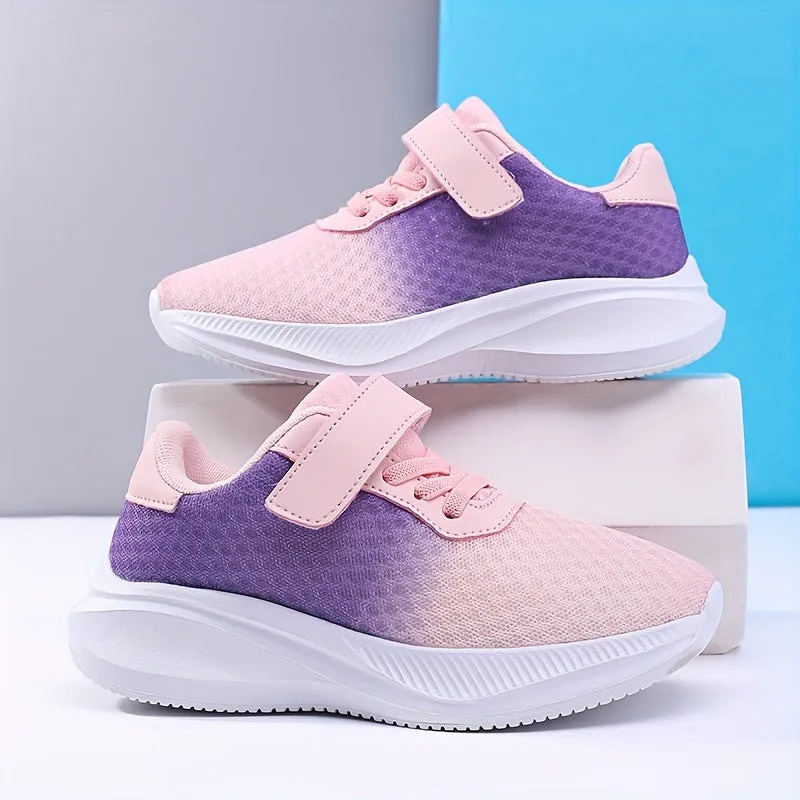 Girls' Gradient Breathable Sneakers