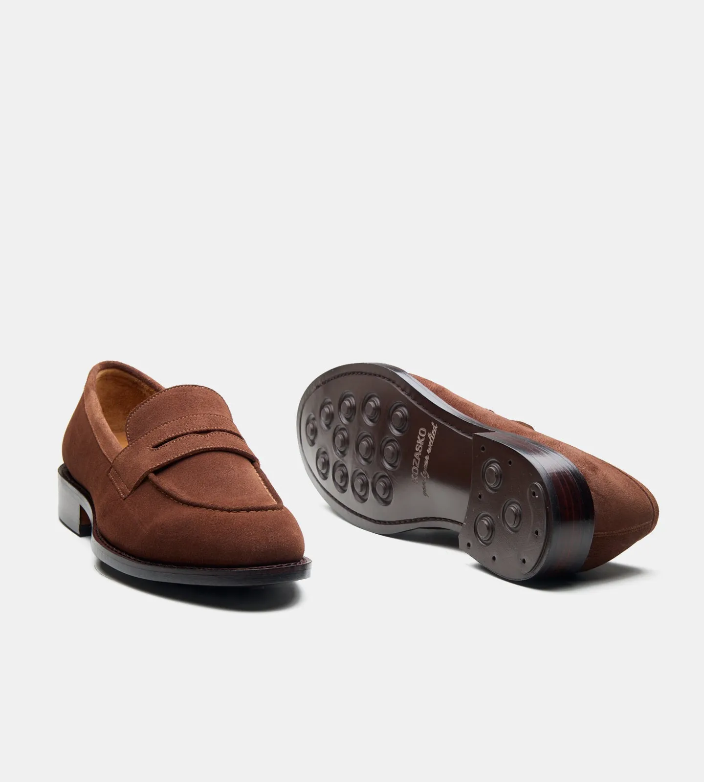 Handwelted Suede Penny Loafer