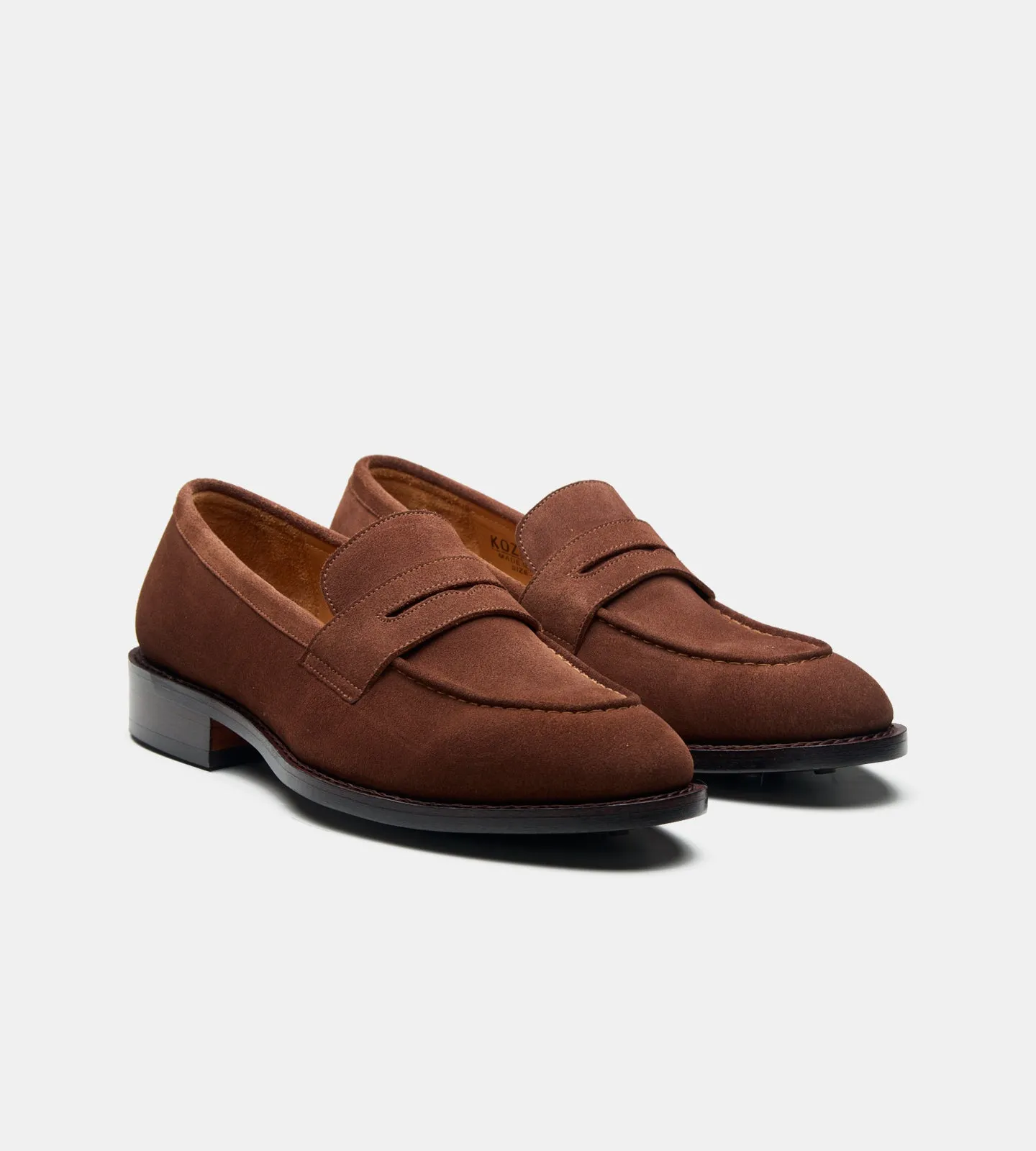 Handwelted Suede Penny Loafer