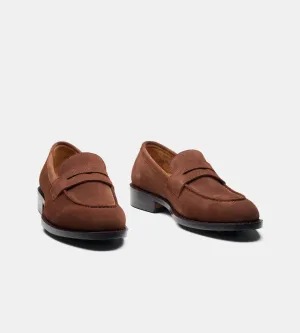 Handwelted Suede Penny Loafer