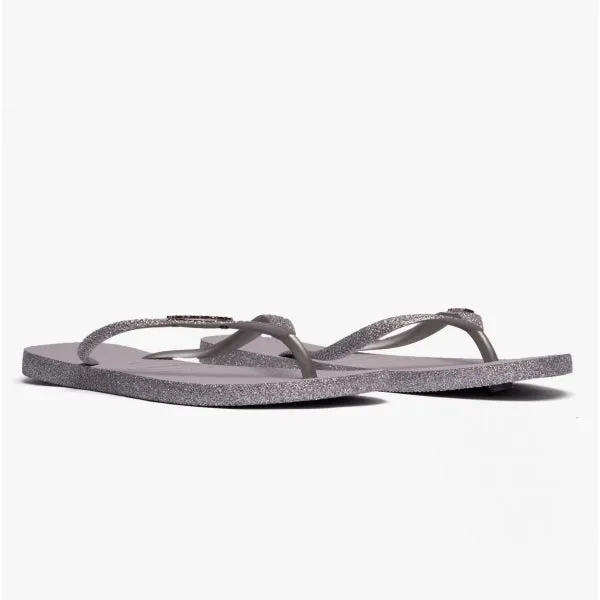 Havaianas HAV SLIM SPARKLE II Womens Flip-Flops Ice Grey