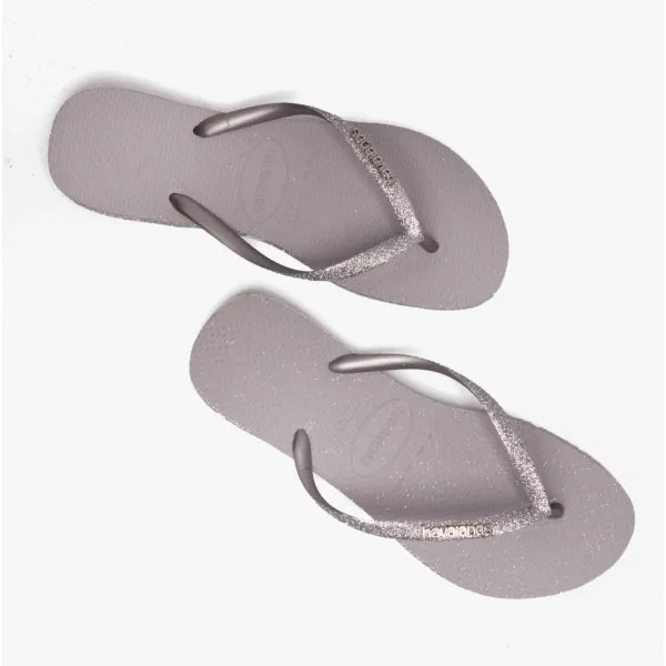 Havaianas HAV SLIM SPARKLE II Womens Flip-Flops Ice Grey