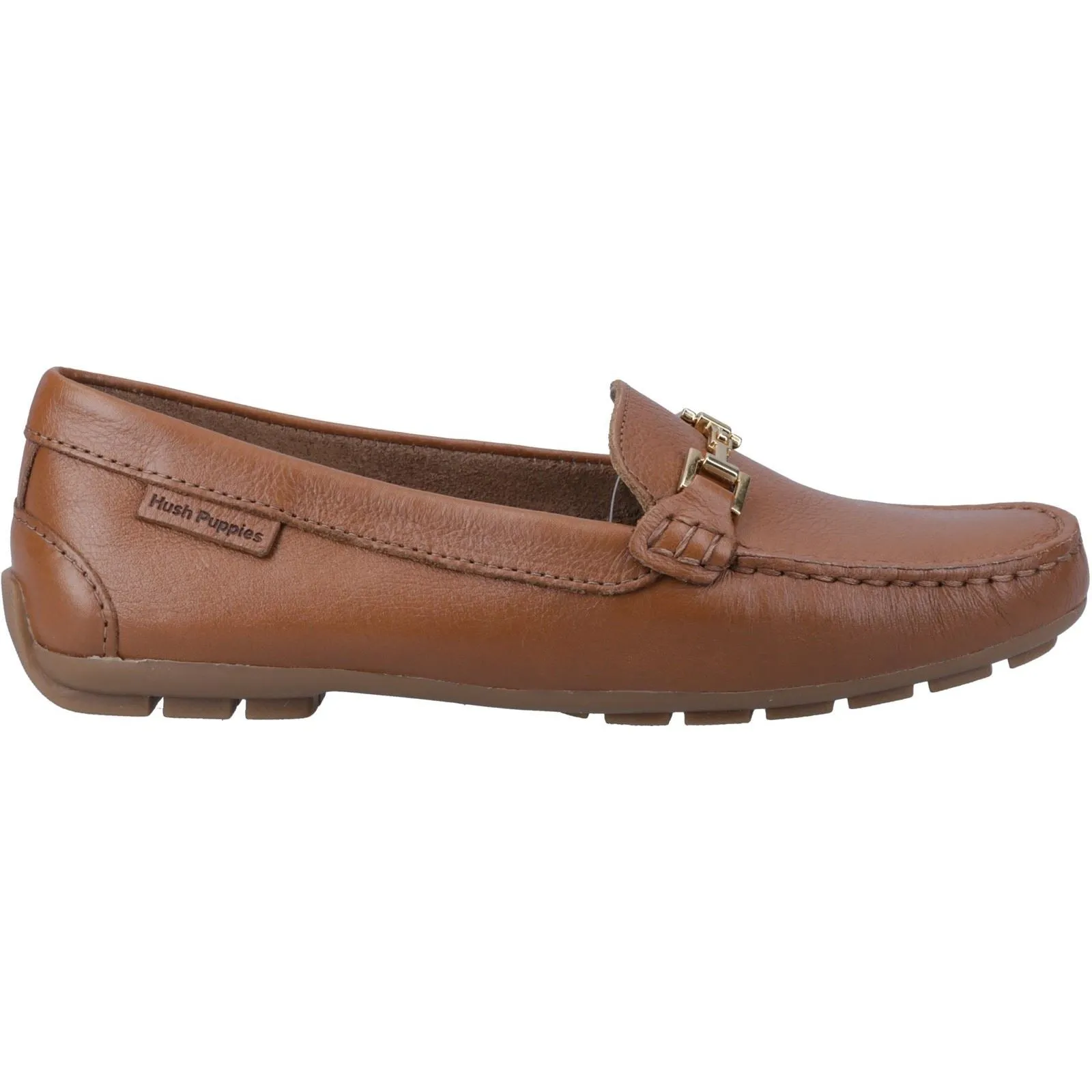 Hush Puppies Eleanor Leather Women's Tan Loafers