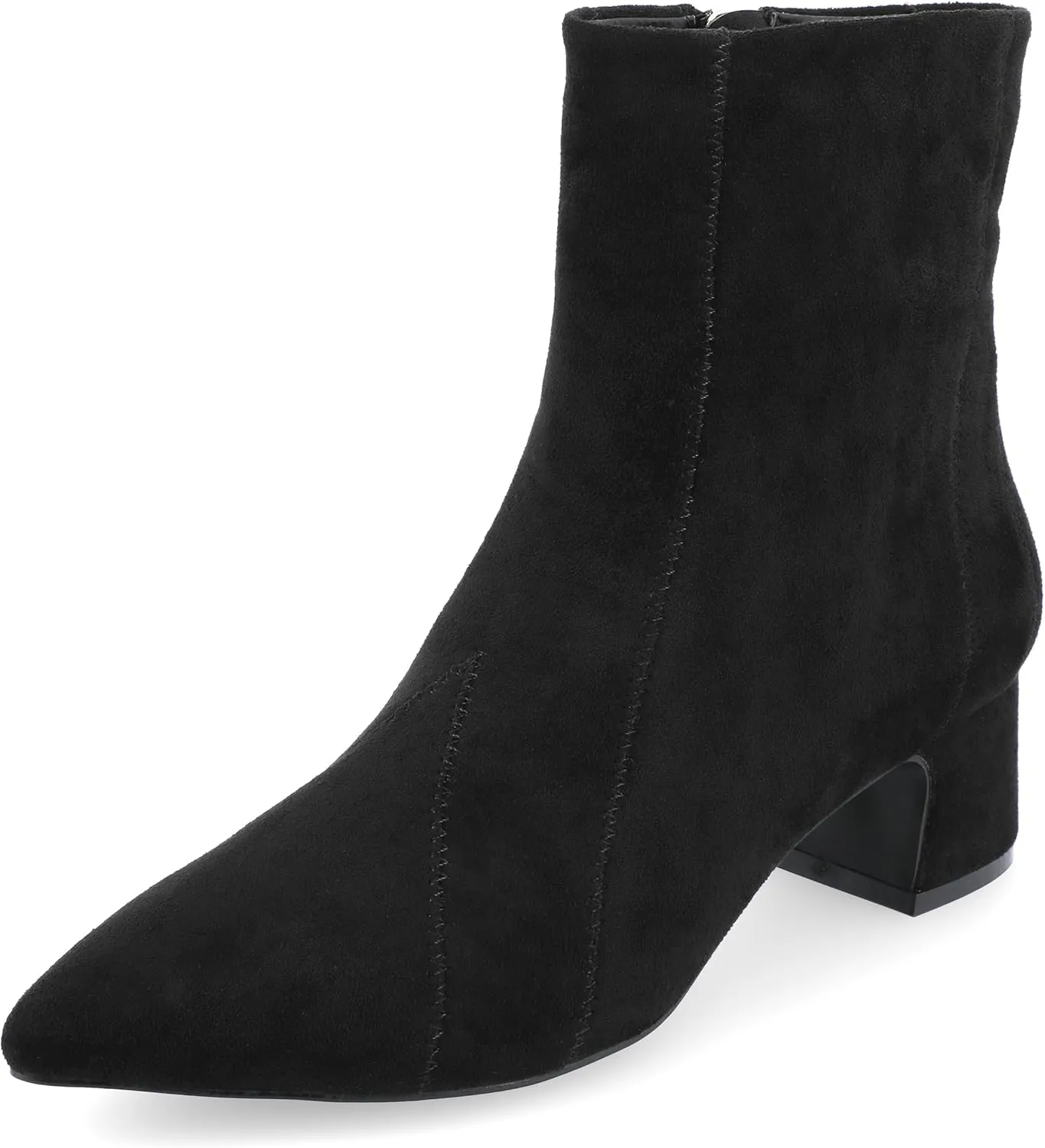 Journee Collection Womens Lusinda Faux Suede Booties
