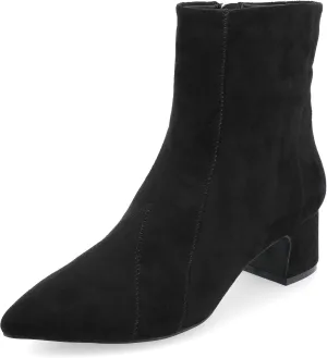 Journee Collection Womens Lusinda Faux Suede Booties