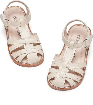 Kiderence Toddler Girls Sandals Little Girls Kids Summer Shoes Toddler Sandals
