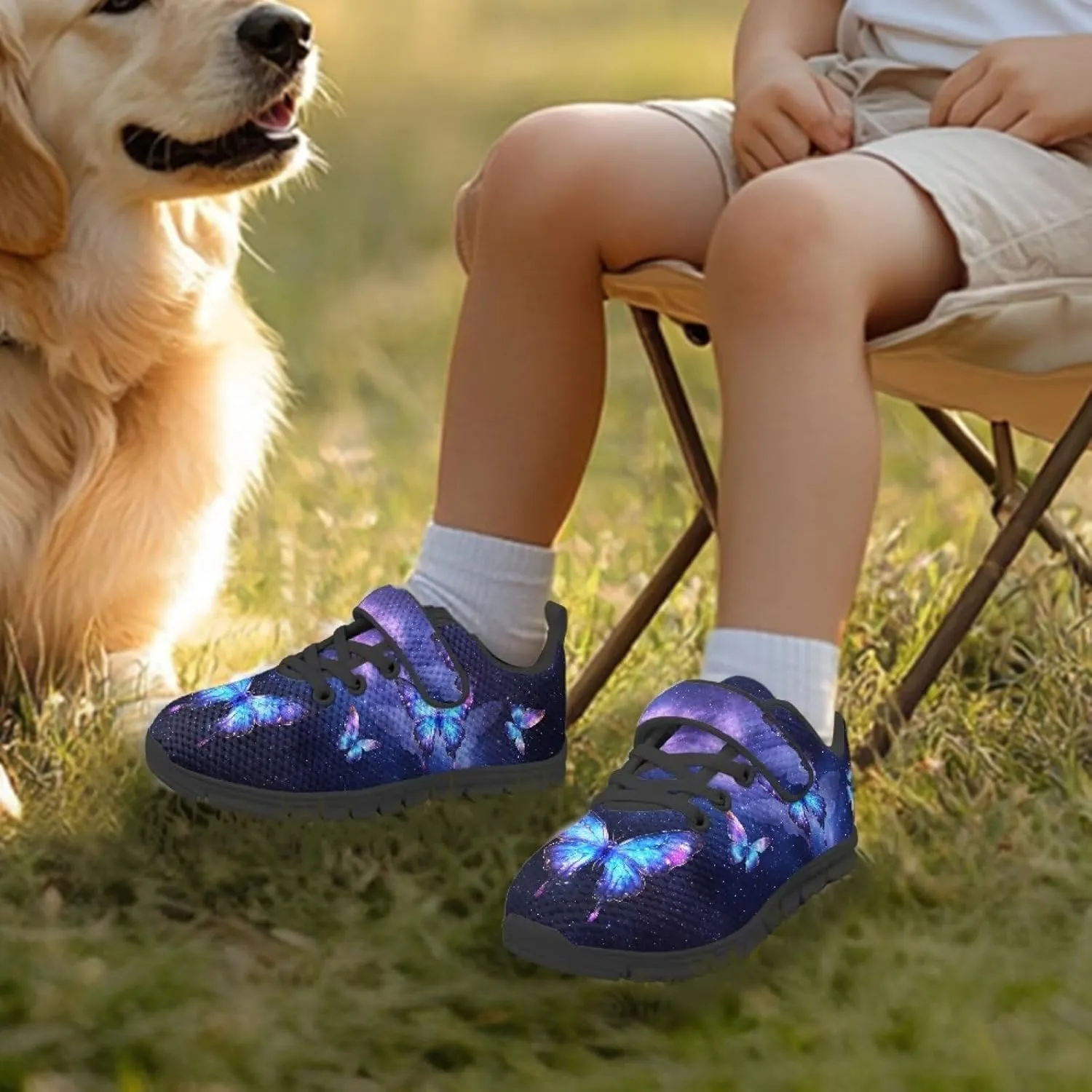 Kids Lightweight Strap Athletic Tennis Shoes Animal Sneakers Breathable Sports Running Walking Shoes for Boys Girls US 11-15