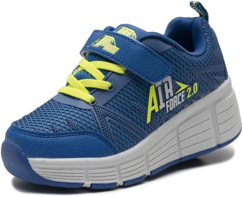 Kids Roller Shoes Boy Girl Sneakers with Wheels Become Sport Sneaker