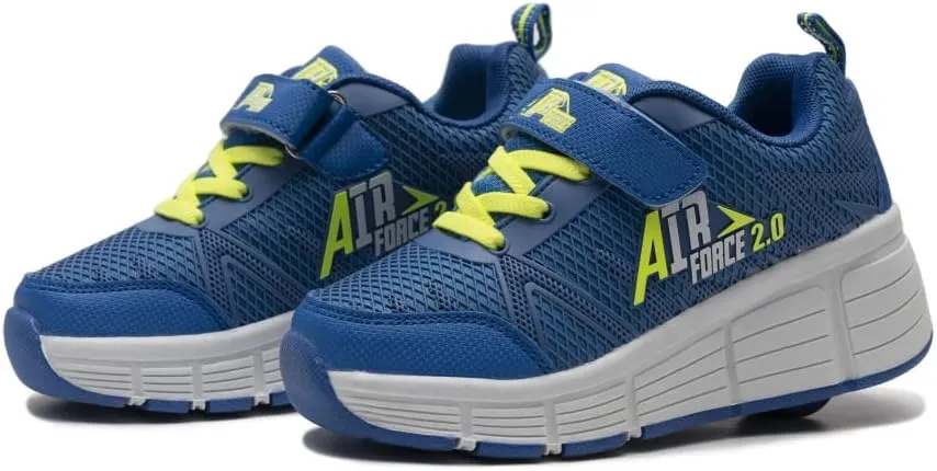 Kids Roller Shoes Boy Girl Sneakers with Wheels Become Sport Sneaker