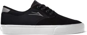Lakai Men’s Riley 3 Low-Top Skateboarding Shoe - Black/Grey Suede, 9 US