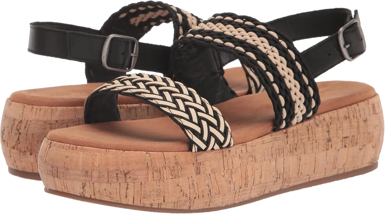 Lucky Brand Women's Jadiel Braided Platform Sandal Wedge