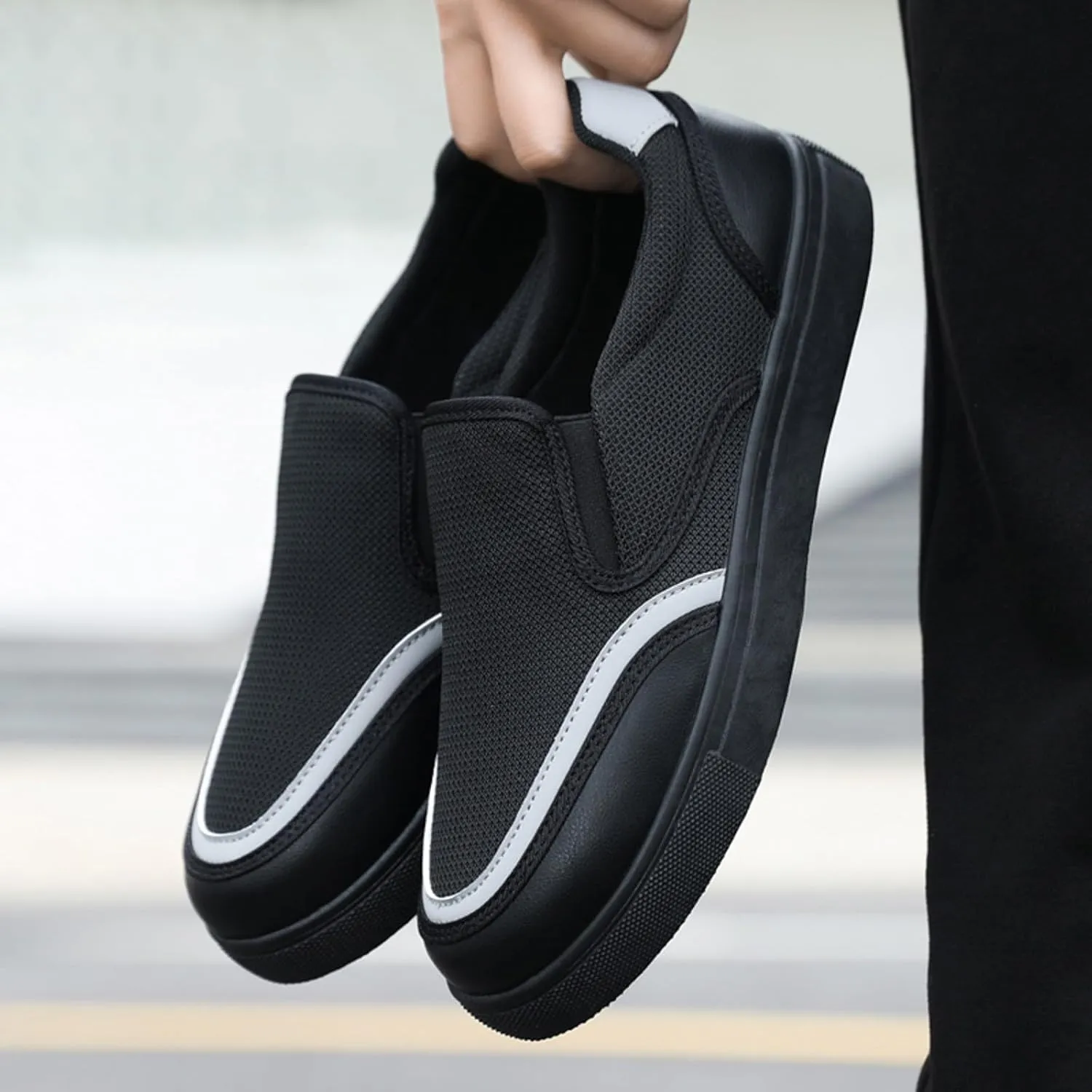 Men's Casual Shoe New Men's Shoes One Foot Lazy Shoes Casual Lightweight Sports Tennis