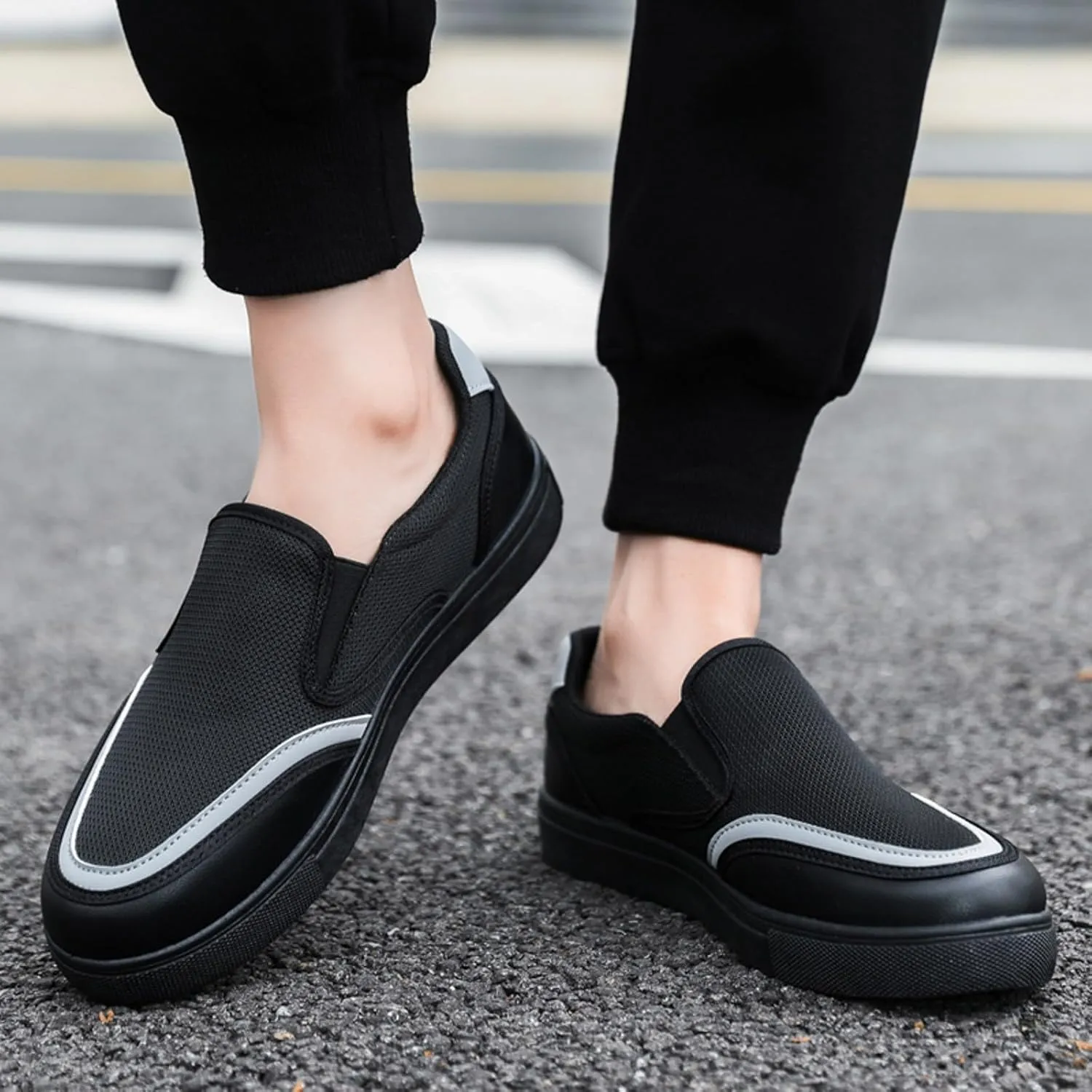 Men's Casual Shoe New Men's Shoes One Foot Lazy Shoes Casual Lightweight Sports Tennis