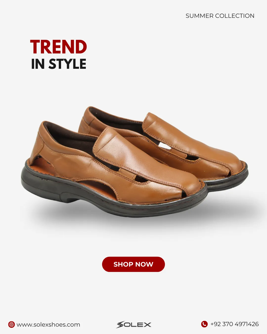 Men's Leather Sandal ( Medicated )