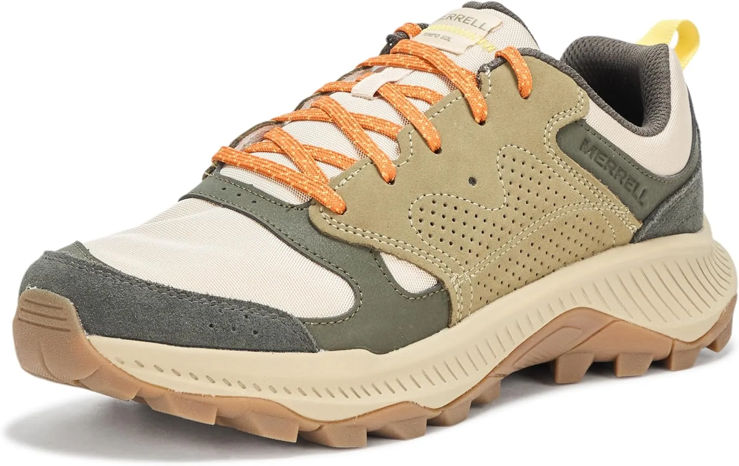 Merrell Men's Tempo SOL Hiking Shoe, Dark Moss, 13