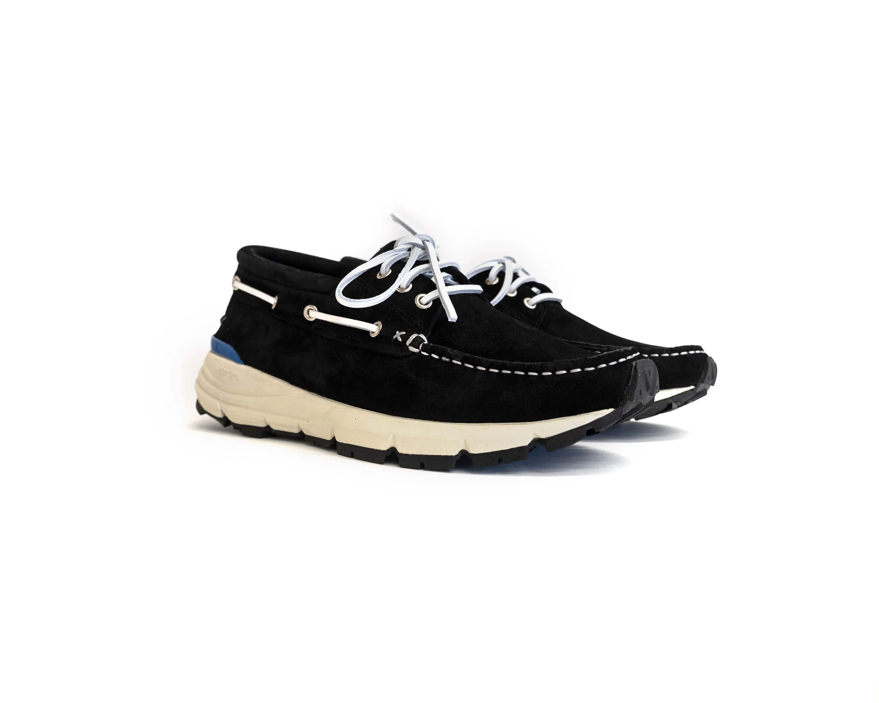Merrimack Boat Shoe - Black Suede