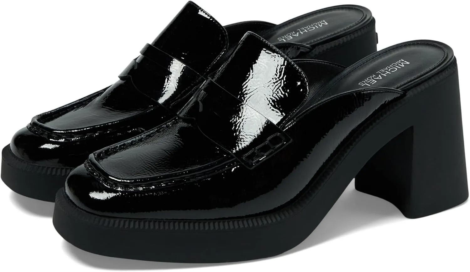 Michael Kors Women's Eden Platform Mule Penny Loafer