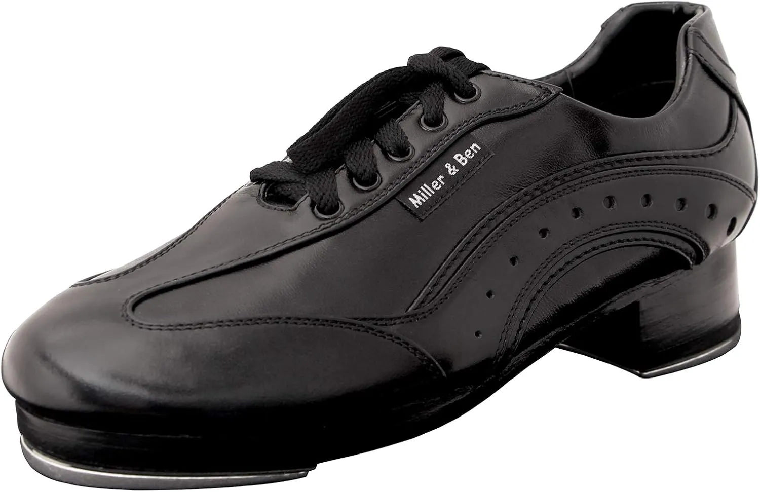 Miller & Ben Tap Shoes, SporTap, Black & Black (GT) Professional Tap Shoes
