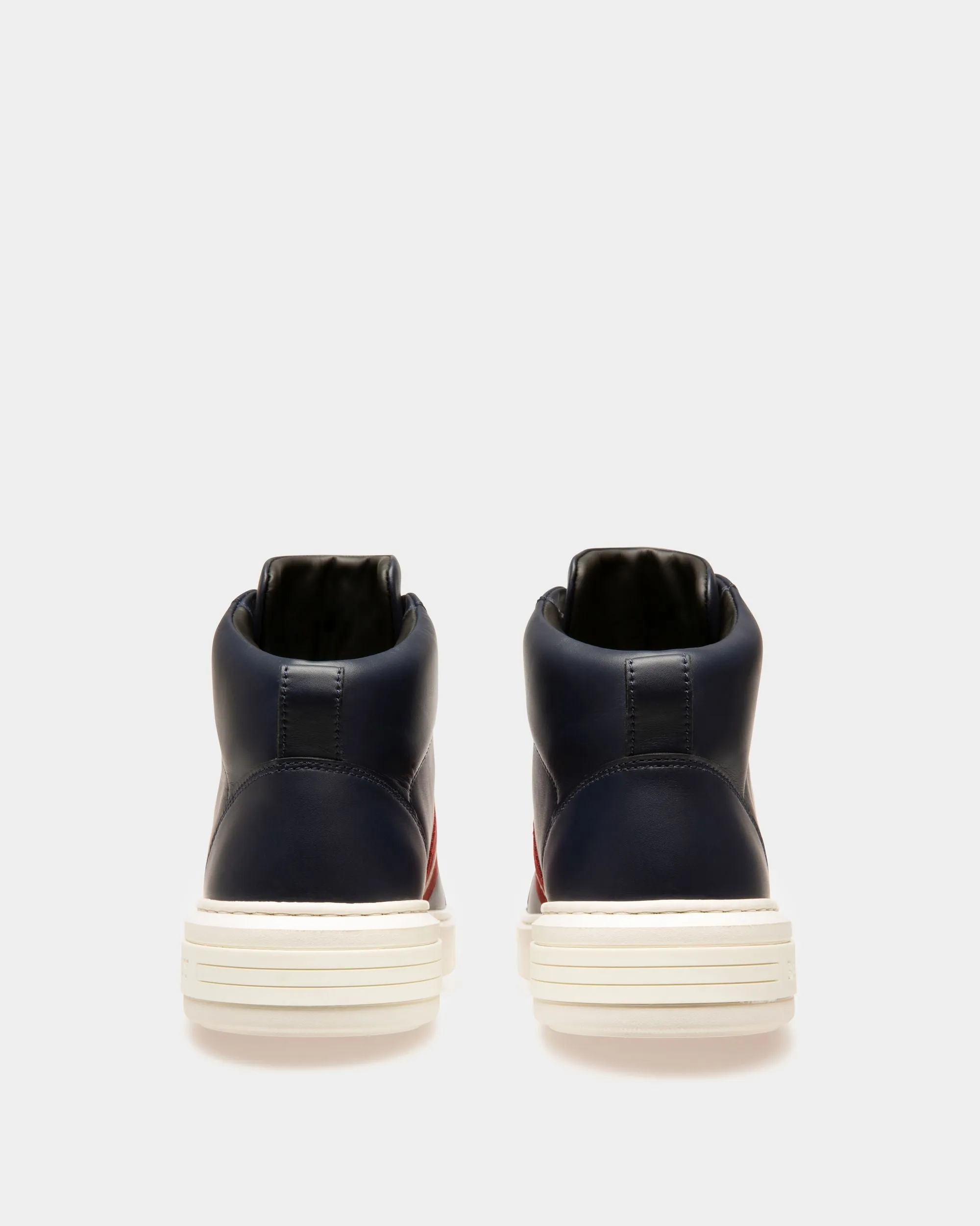 Myles Leather Sneakers In Ink