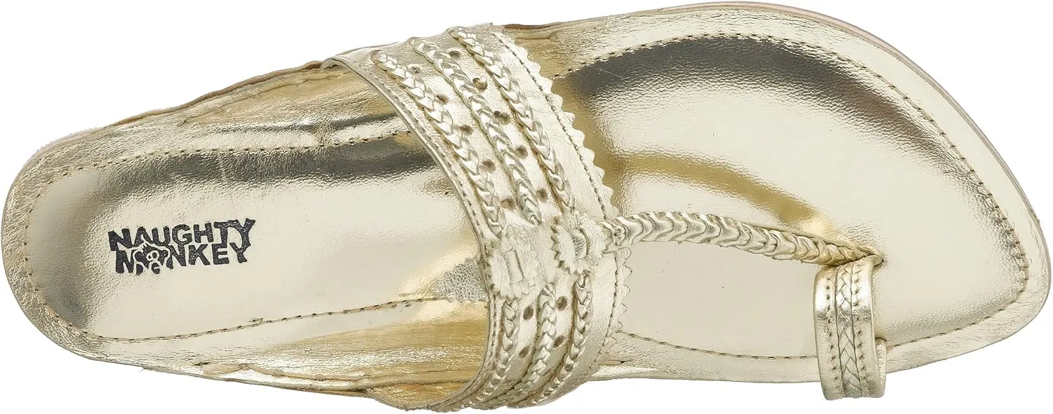 Naughty Monkey Women's Gladiator Toe Thong