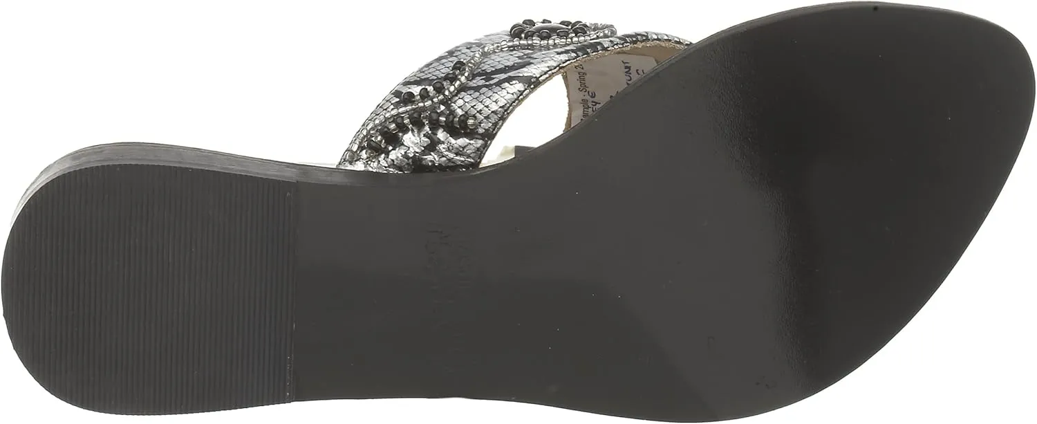 Naughty Monkey Women's Tiger Eye Jeweled Thong