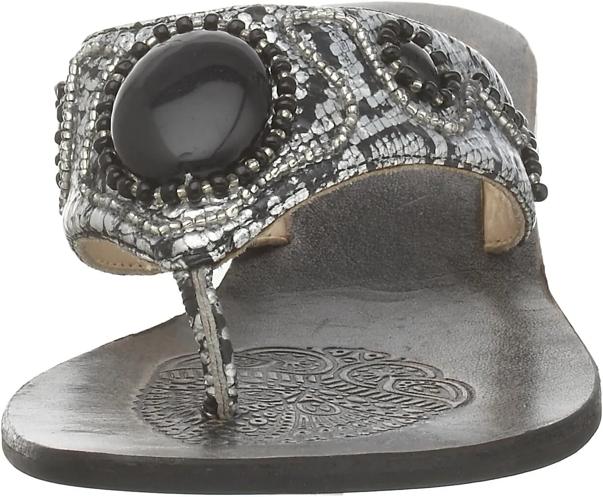 Naughty Monkey Women's Tiger Eye Jeweled Thong