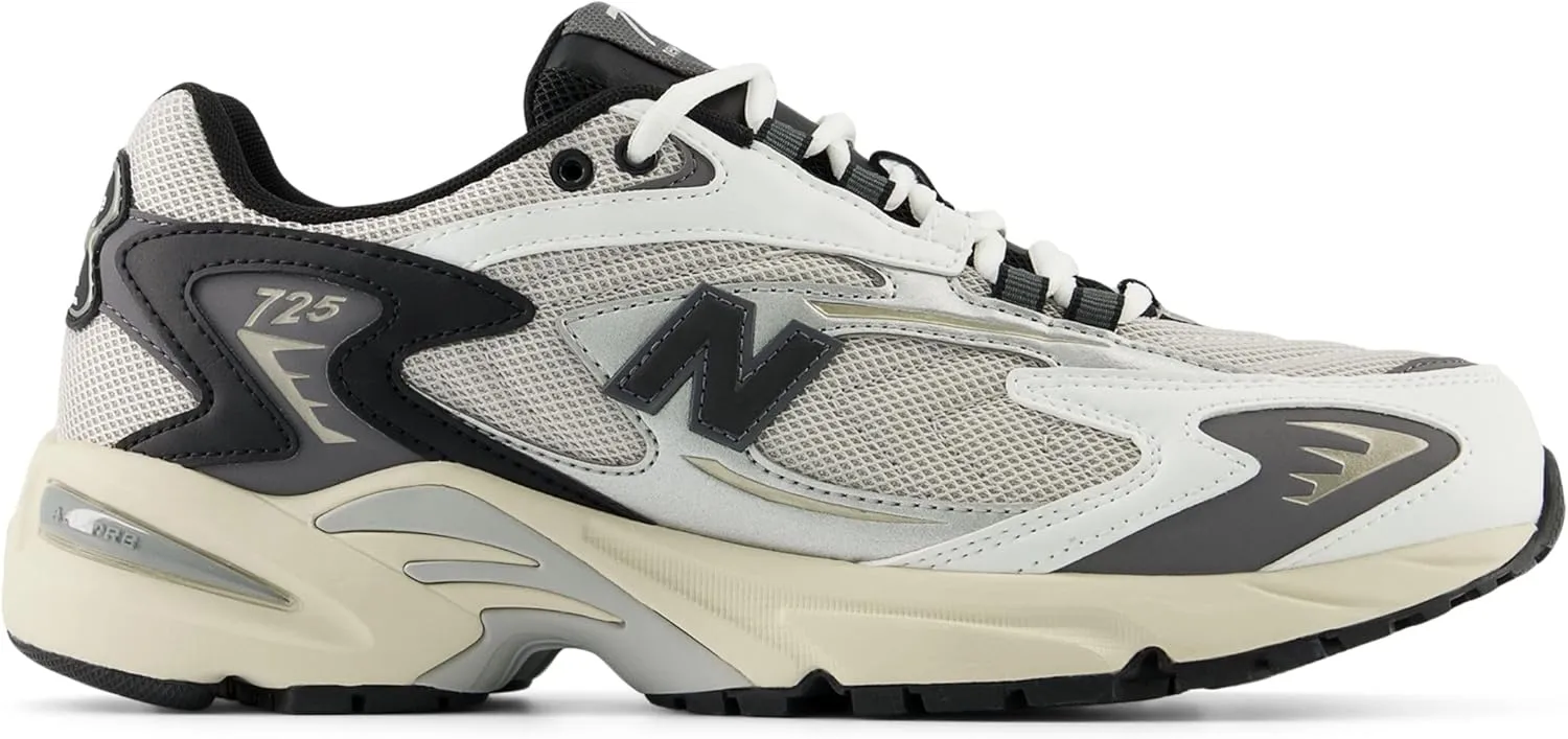 New Balance 725V1 Shoes - Grey Matter/Black/White - 10.0