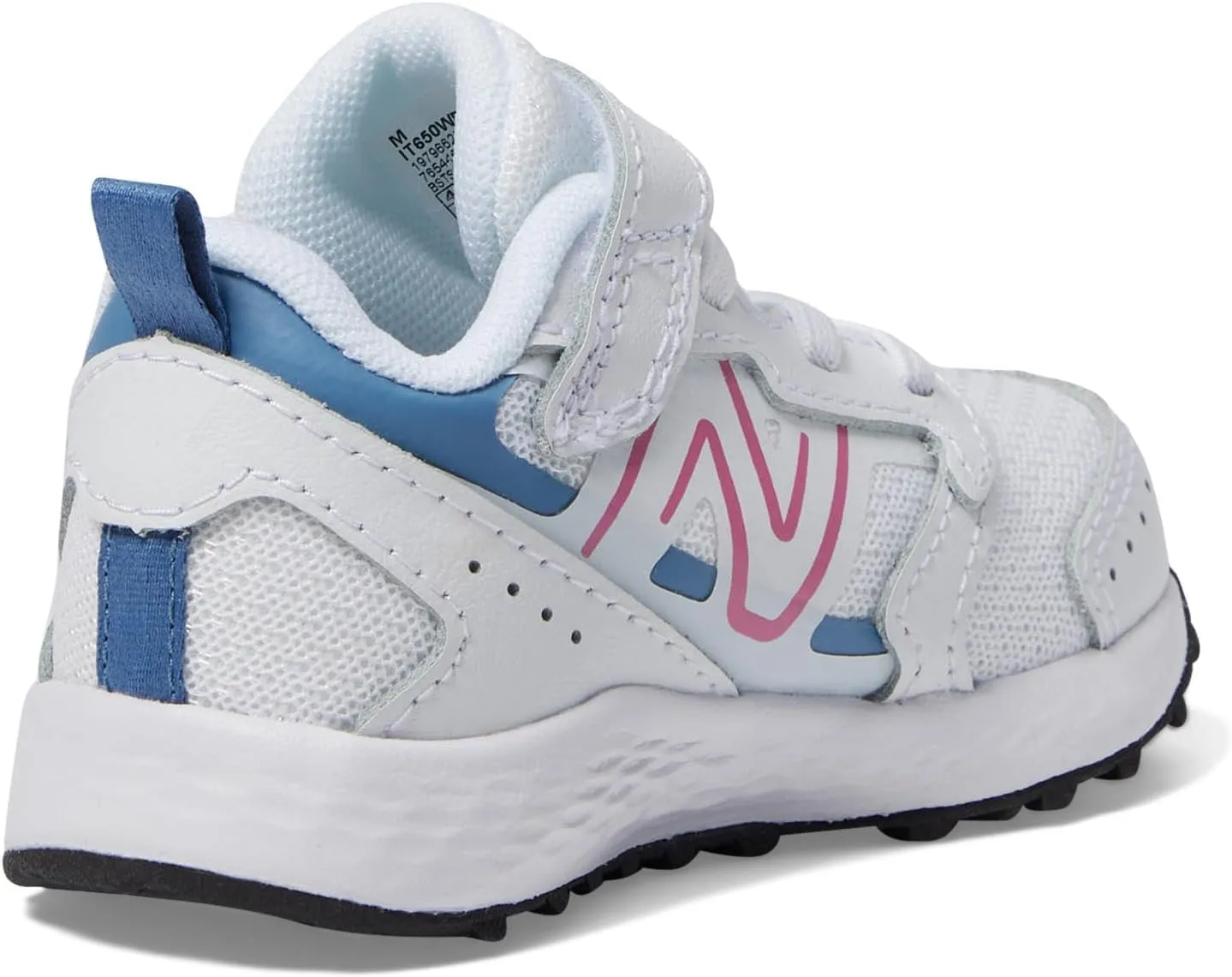 New Balance Baby-Girl's Fresh Foam 650 V1 Bungee Lace with Top Strap Running Shoe