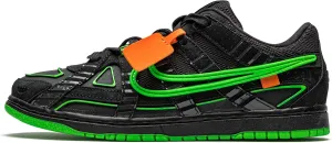 Nike Air Rubber Dunk Ps Off-White - Green Strike Youth Cw7410 001 - Size