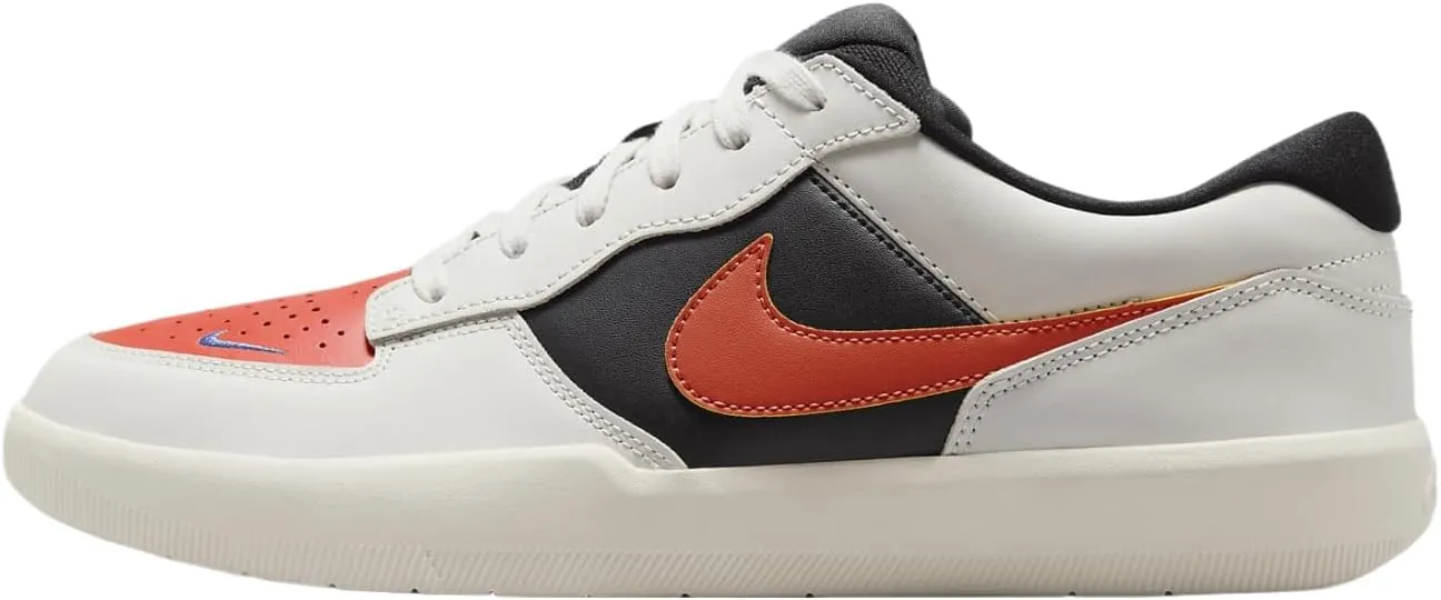 Nike SB Force 58 Premium Skate Shoes (DV5476-004, Light Bone/Black/Astronomy Blue) Size 11
