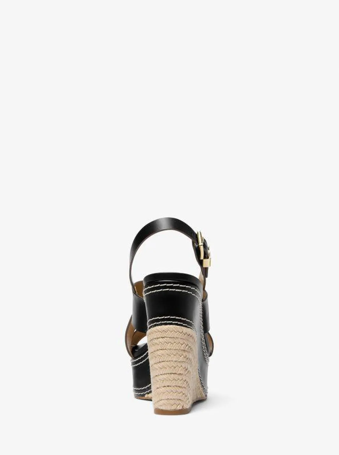 Nora Leather Wedge Sandal