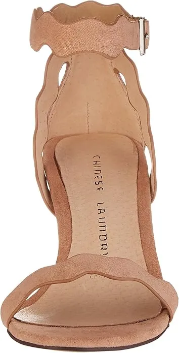 Open 6.5 Toe Rubie Strap Heeled Easy-to-use Ankle Black Suede Sandals Cost-efficient Chinese Kitten Laundry