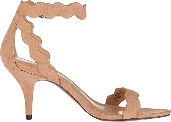 Open 6.5 Toe Rubie Strap Heeled Easy-to-use Ankle Black Suede Sandals Cost-efficient Chinese Kitten Laundry