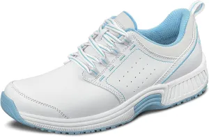 Orthofeet Women's Orthopedic Leather Talya Nurse Shoes